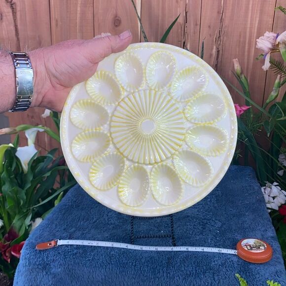 Vintage deviled egg dish - Picture 3 of 3